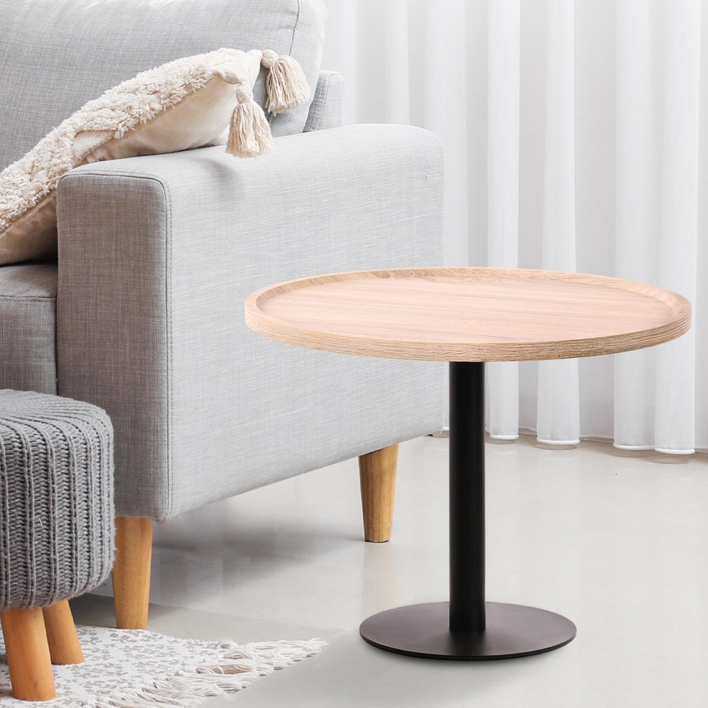 Bijzettafel rond Scandinavisch - meerdere kleuren