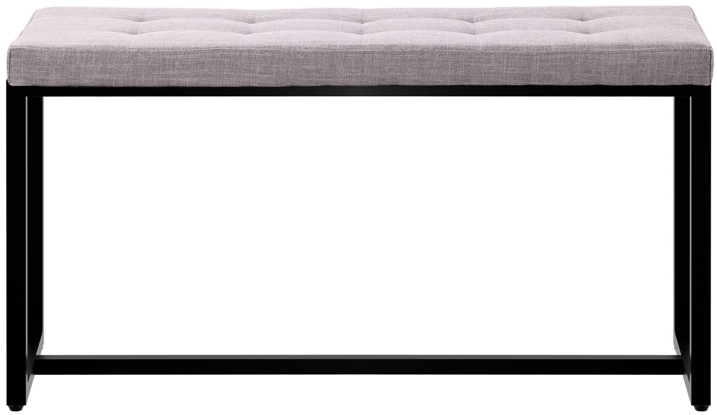 2-persoons bank zwart metaal - meerdere kleuren