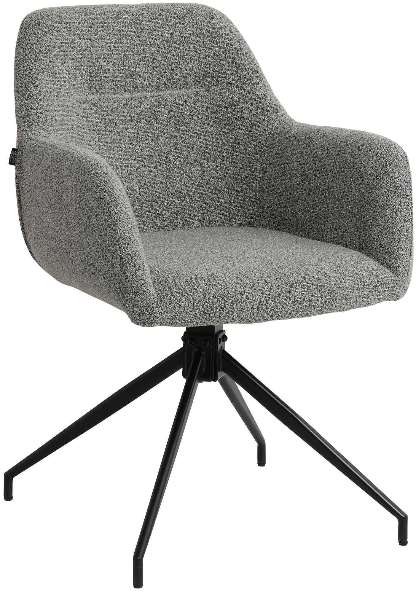 Teddy stoel draaibaar met armleuningen - meerdere kleuren