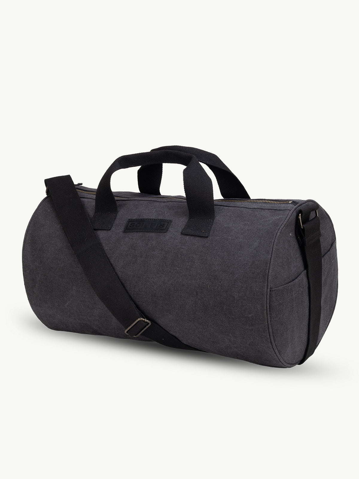 Duffel reistas canvas – bruin of zwart