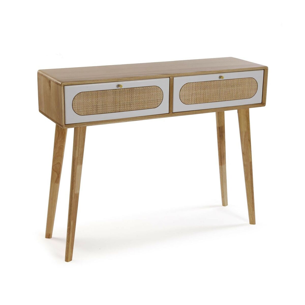 Hall Table with 2 Drawers Versa Vega 30 x 78 x 100 cm-0