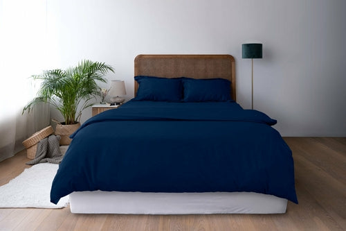 Luxe dekbedovertrek set 2-persoons meerdere kleuren - 100% katoen