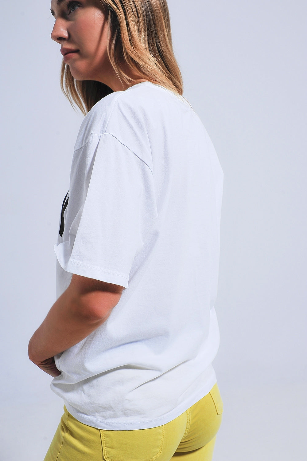 Brooklyn T-Shirt wit - 100% katoen