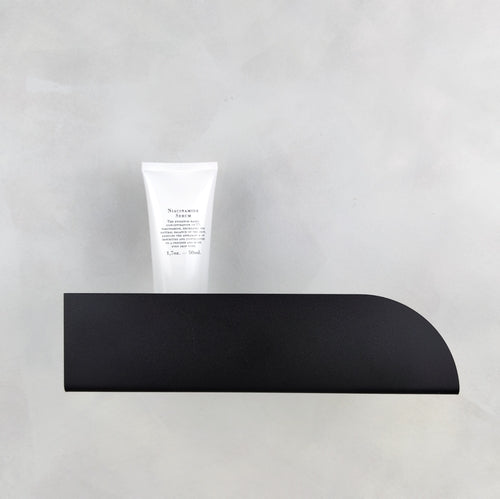 Metalen wandplank BAUHAUS - zwart