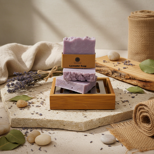 Handgemaakt natuurlijke lavendel zeep