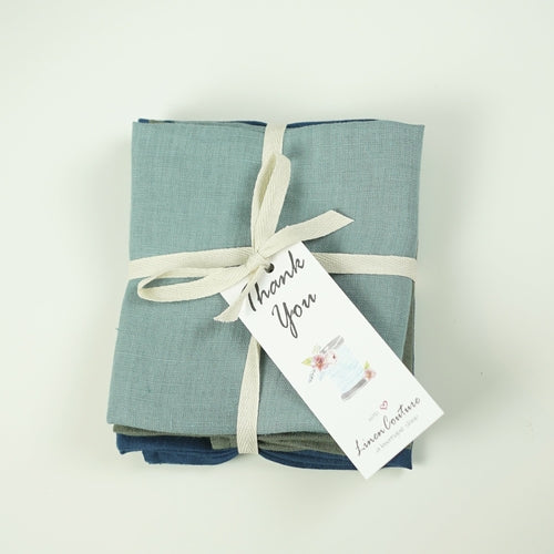100% linnen eco shopper schoudertas - mosterd geel