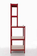 Stellingkast met werkbank metaal - blauw of zwart