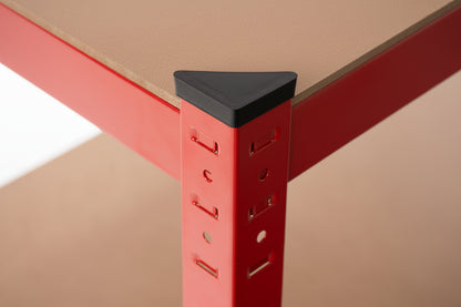 Stellingkast met werkbank metaal - blauw of zwart