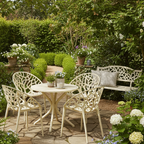 Set van 4 design tuinstoelen van gerecycled kunststof - meerdere kleuren