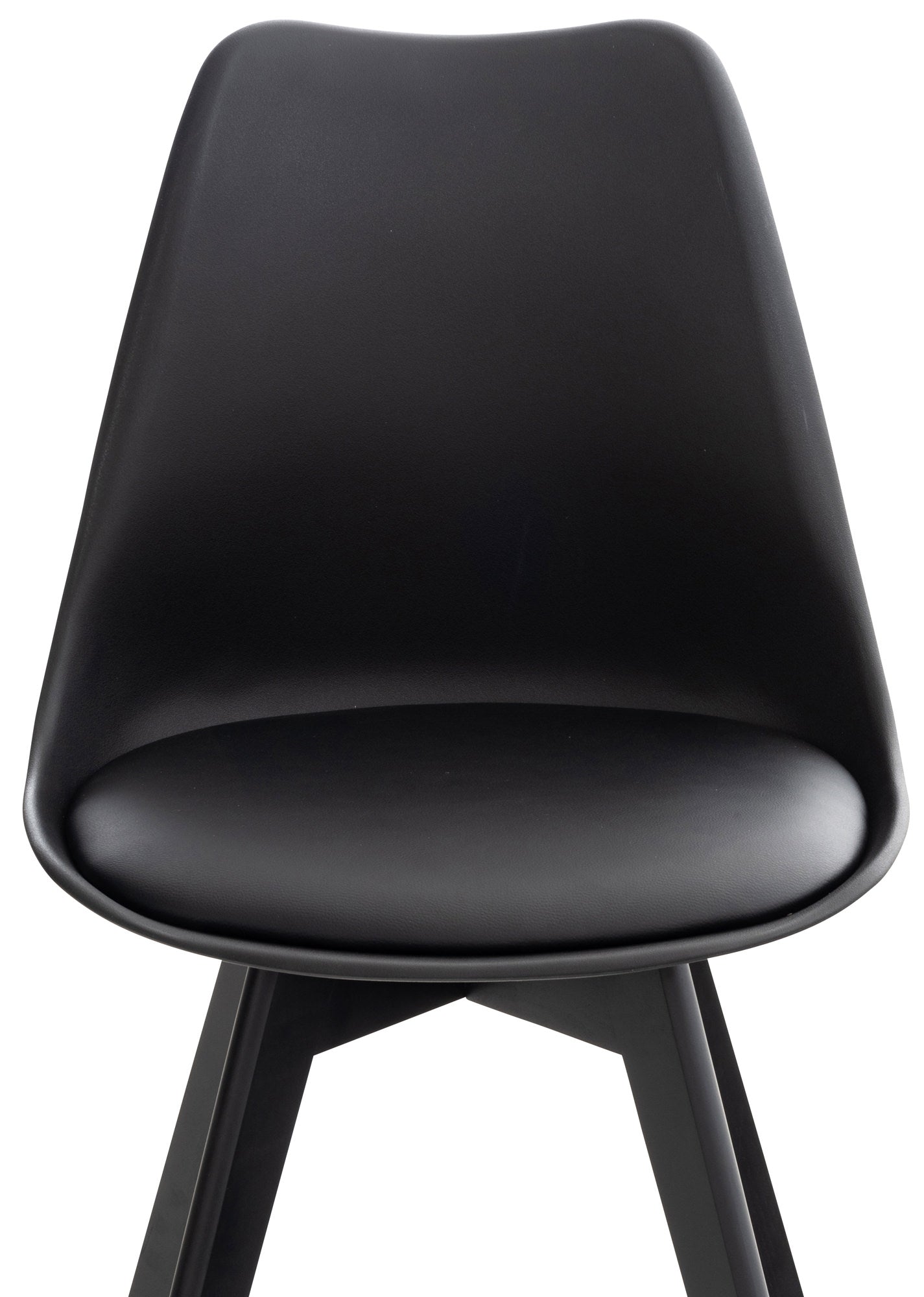 Kuipstoel van kunststof en beuken hout - meerdere kleuren