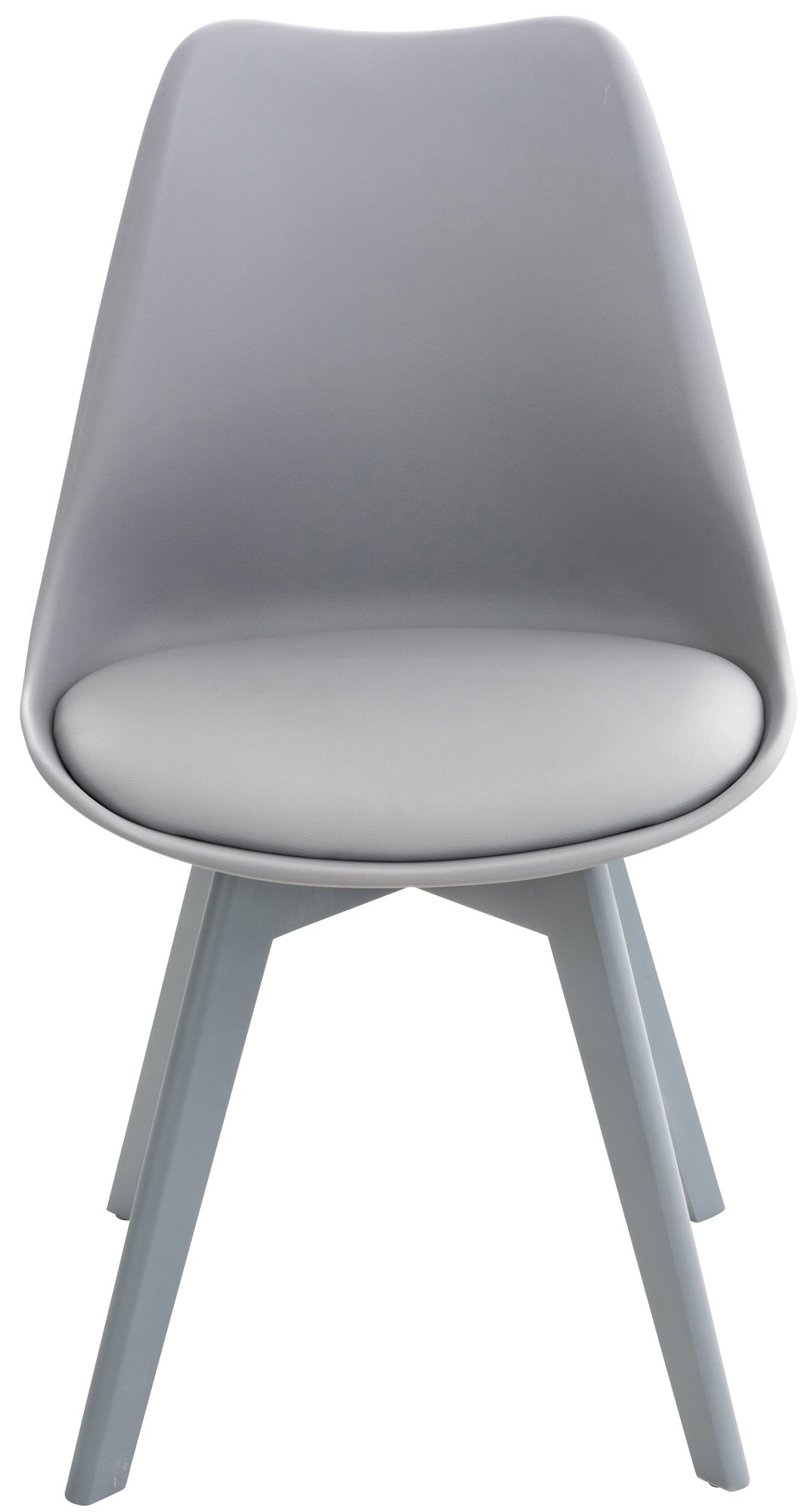 Kuipstoel van kunststof en beuken hout - meerdere kleuren