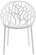 Set van 4 design tuinstoelen van gerecycled kunststof - meerdere kleuren
