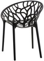 Set van 4 design tuinstoelen van gerecycled kunststof - meerdere kleuren
