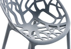 Set van 4 design tuinstoelen van gerecycled kunststof - meerdere kleuren