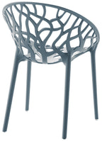 Set van 4 design tuinstoelen van gerecycled kunststof - meerdere kleuren