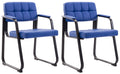 2 retro stoelen set met armleuning - meerdere kleuren