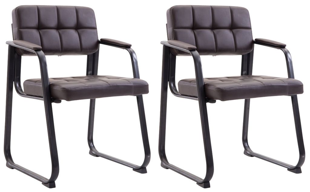 2 retro stoelen set met armleuning - meerdere kleuren