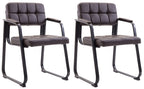 2 retro stoelen set met armleuning - meerdere kleuren