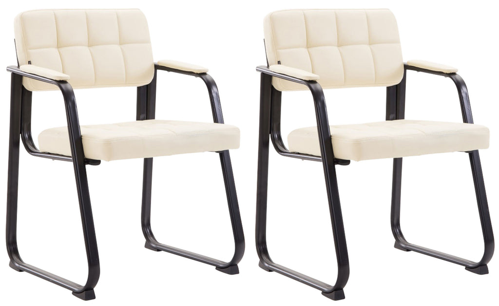 2 retro stoelen set met armleuning - meerdere kleuren