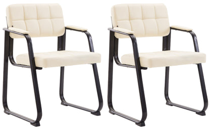 2 retro stoelen set met armleuning - meerdere kleuren