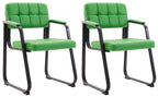 2 retro stoelen set met armleuning - meerdere kleuren