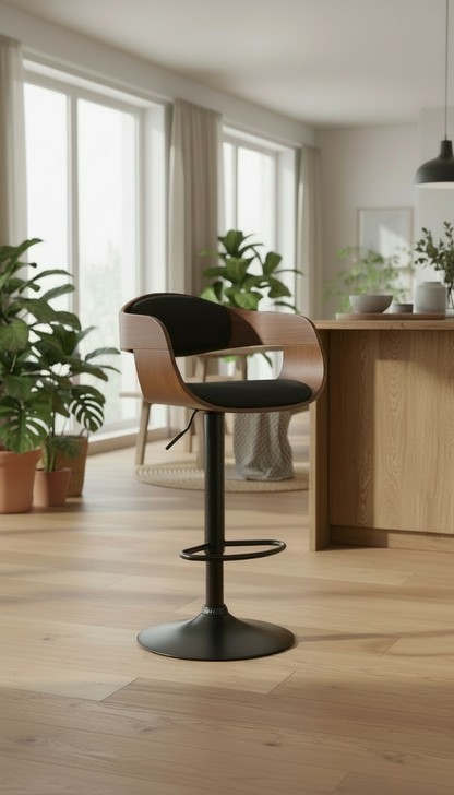 Vintage barkruk draaibaar en verstelbaar - meerdere kleuren