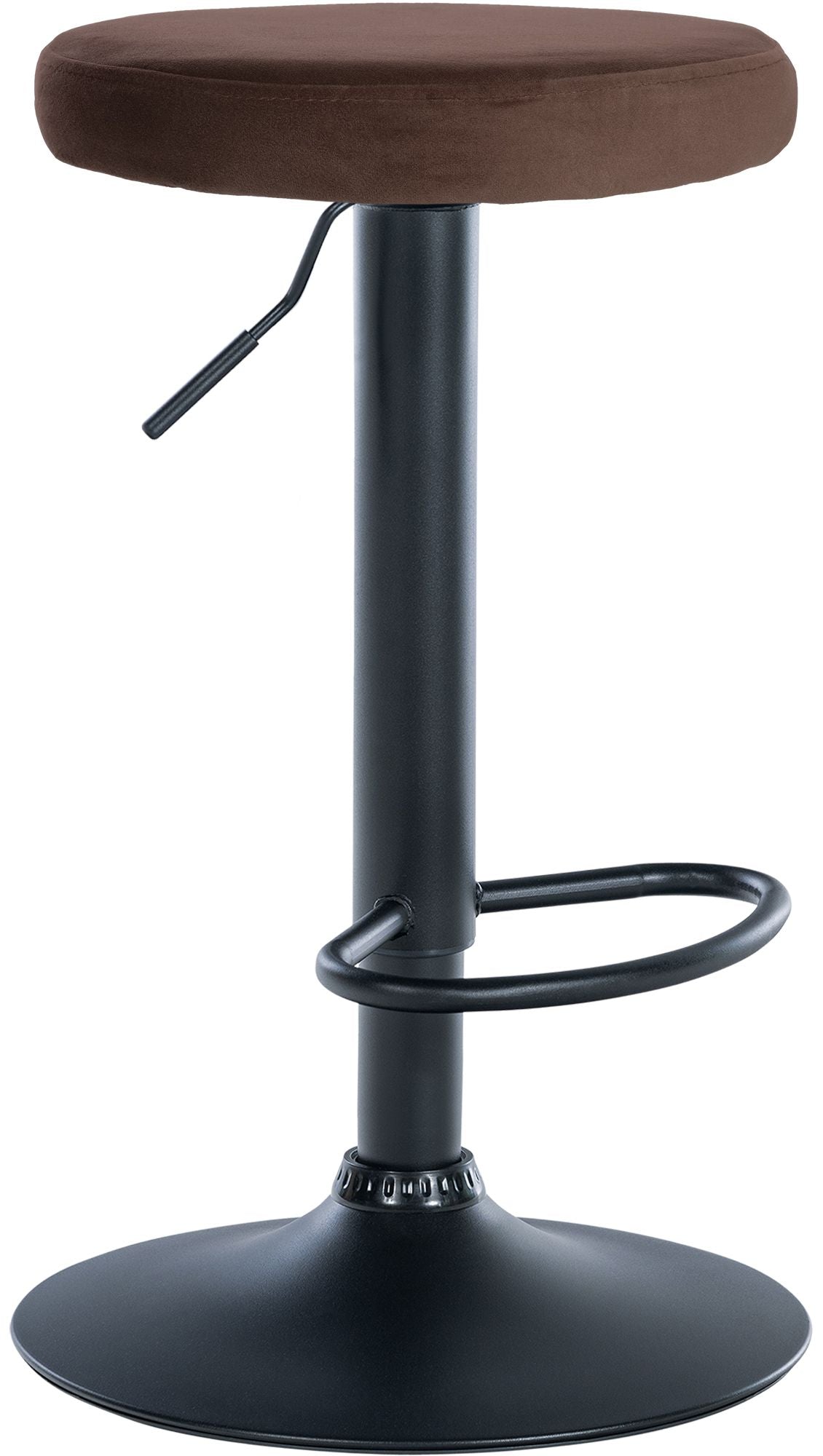 Modern velvet barkruk draaibaar en verstelbaar - meerdere kleuren