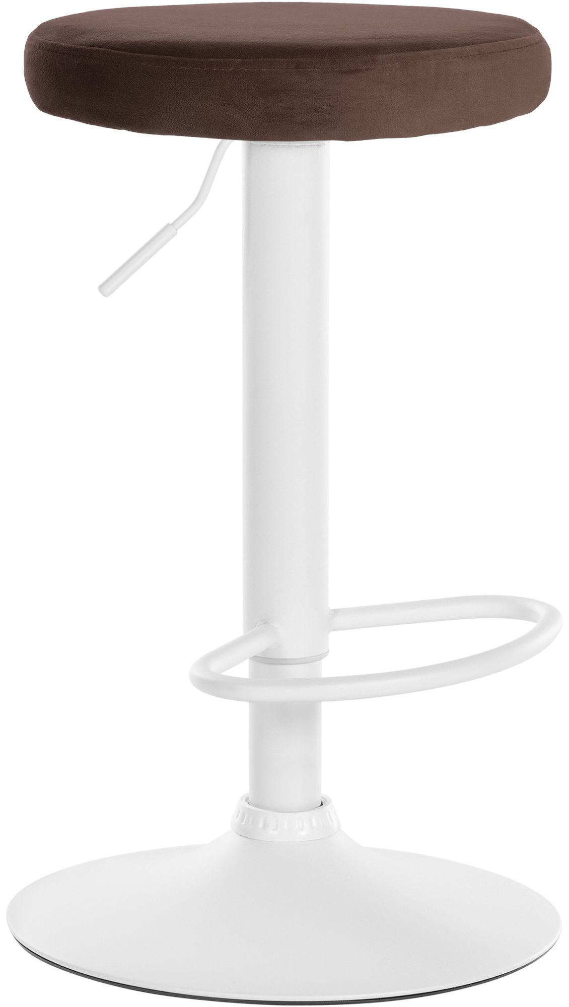 Modern velvet barkruk draaibaar en verstelbaar - meerdere kleuren