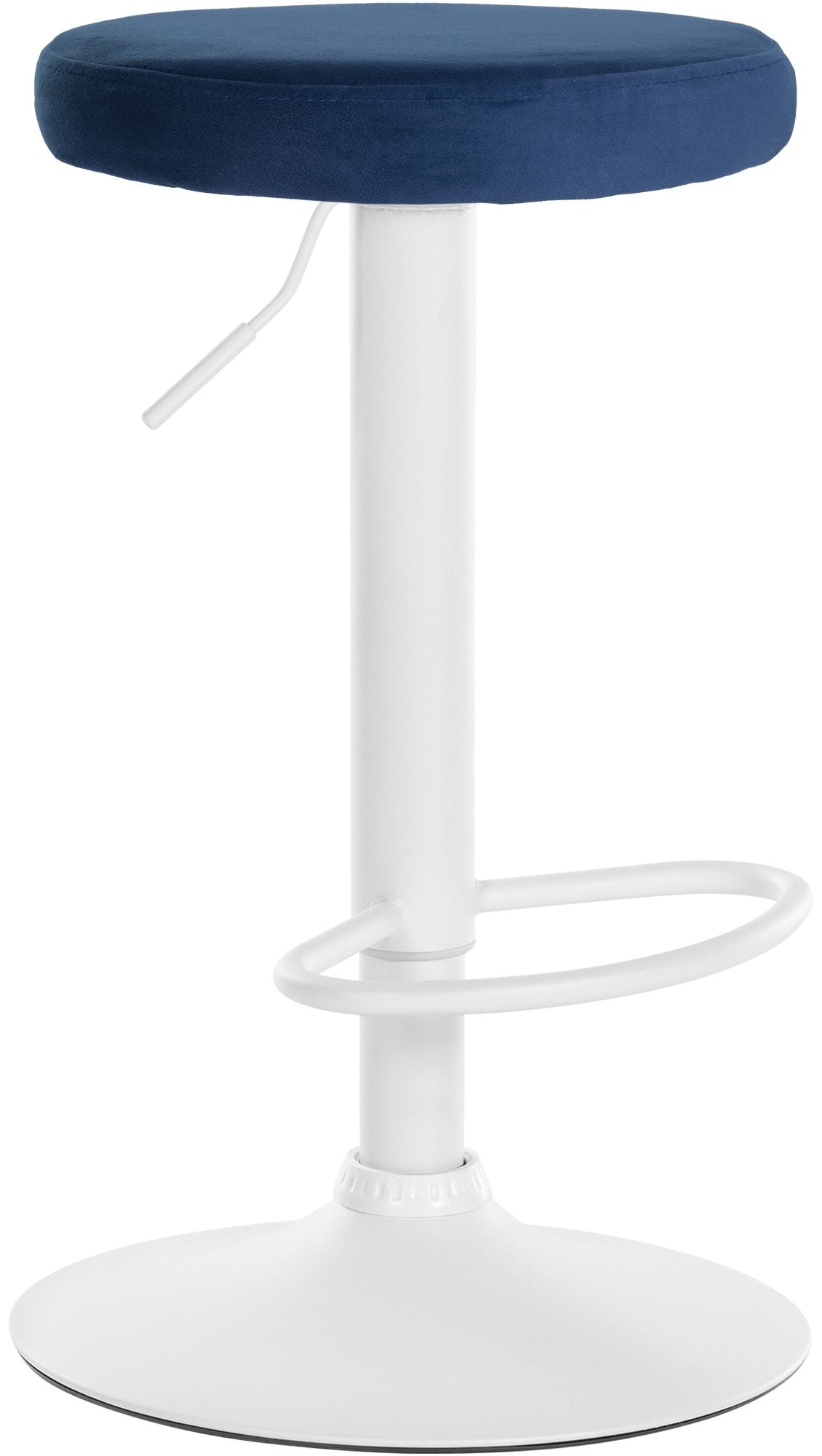 Modern velvet barkruk draaibaar en verstelbaar - meerdere kleuren