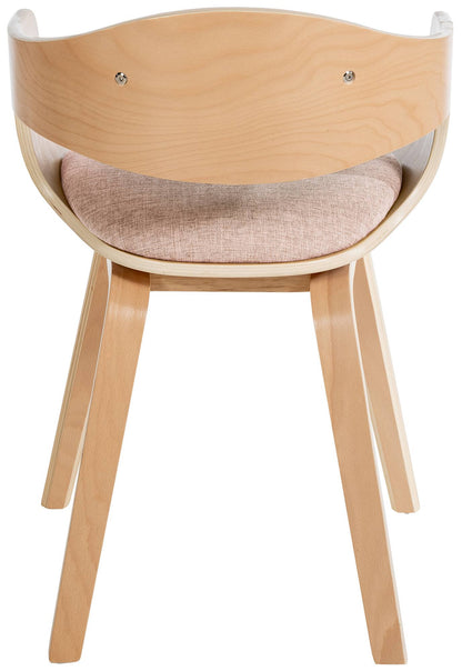 2 vintage stoelen set hout met armleuning - meerdere kleuren