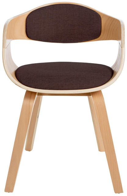 2 vintage stoelen set hout met armleuning - meerdere kleuren