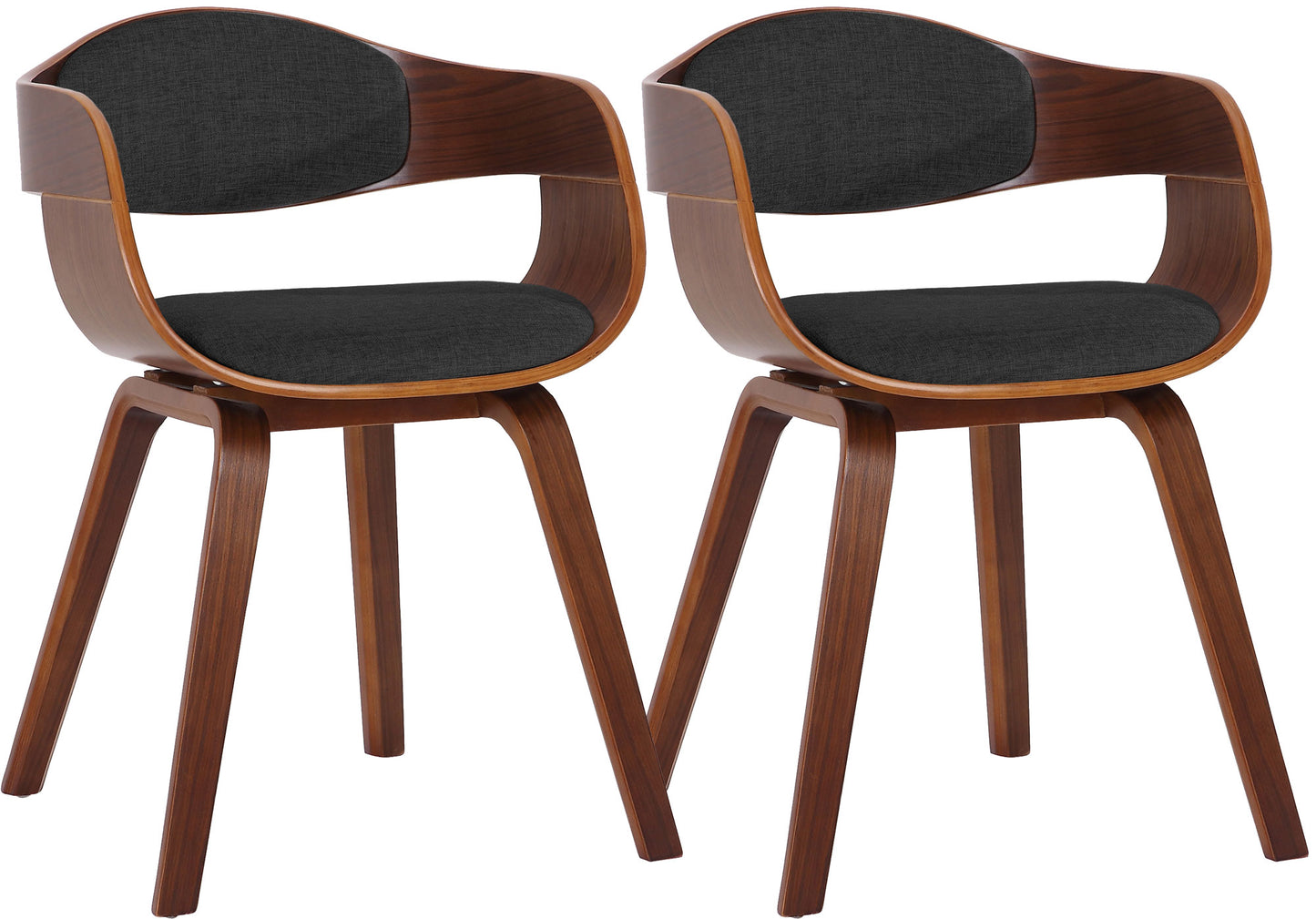 2 vintage stoelen set hout met armleuning - meerdere kleuren