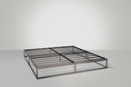 Metalen bedframe minimalistisch zwart - meerdere maten