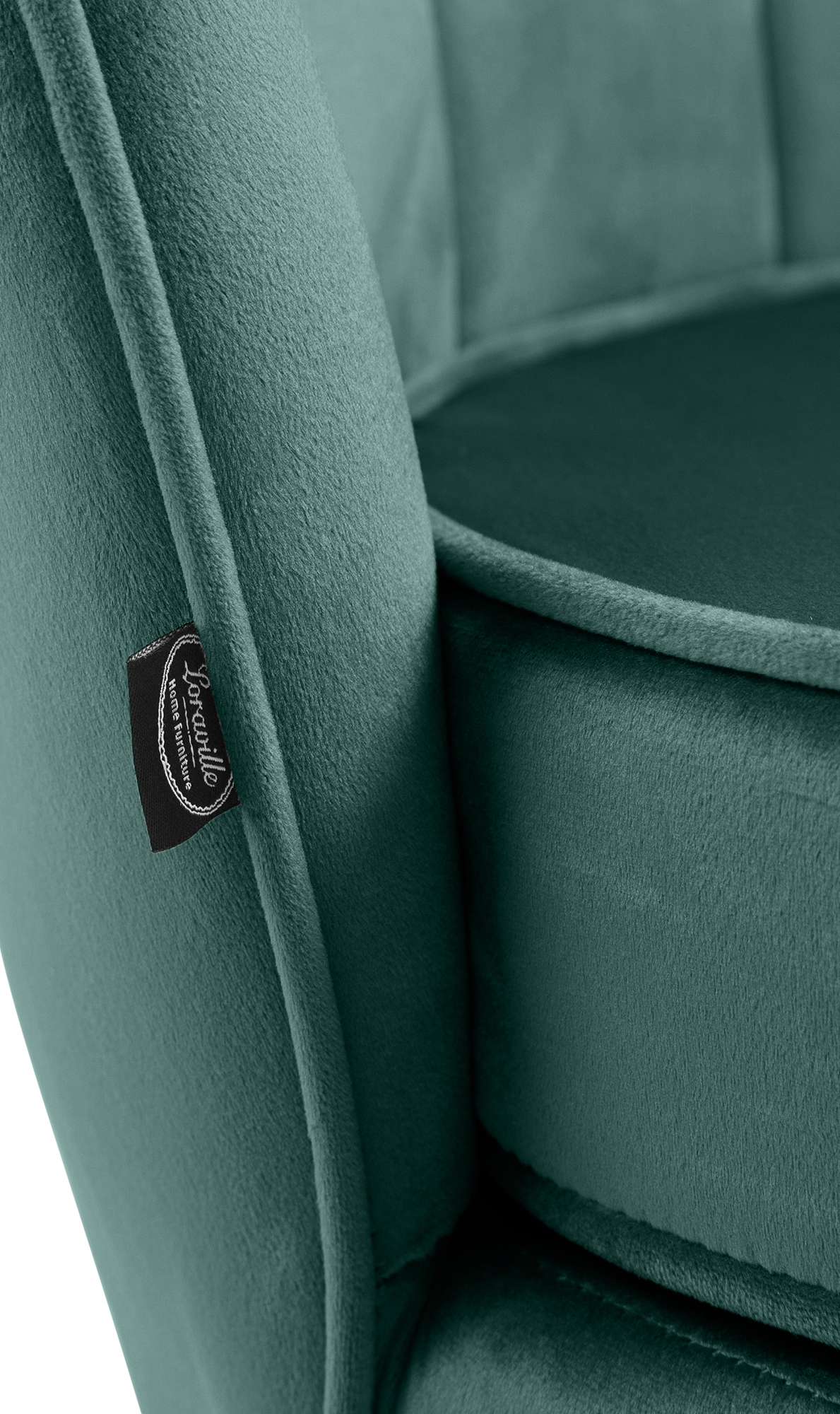 Retro fauteuil lounge schelp stoel fluweel met gouden poten - meerdere kleuren