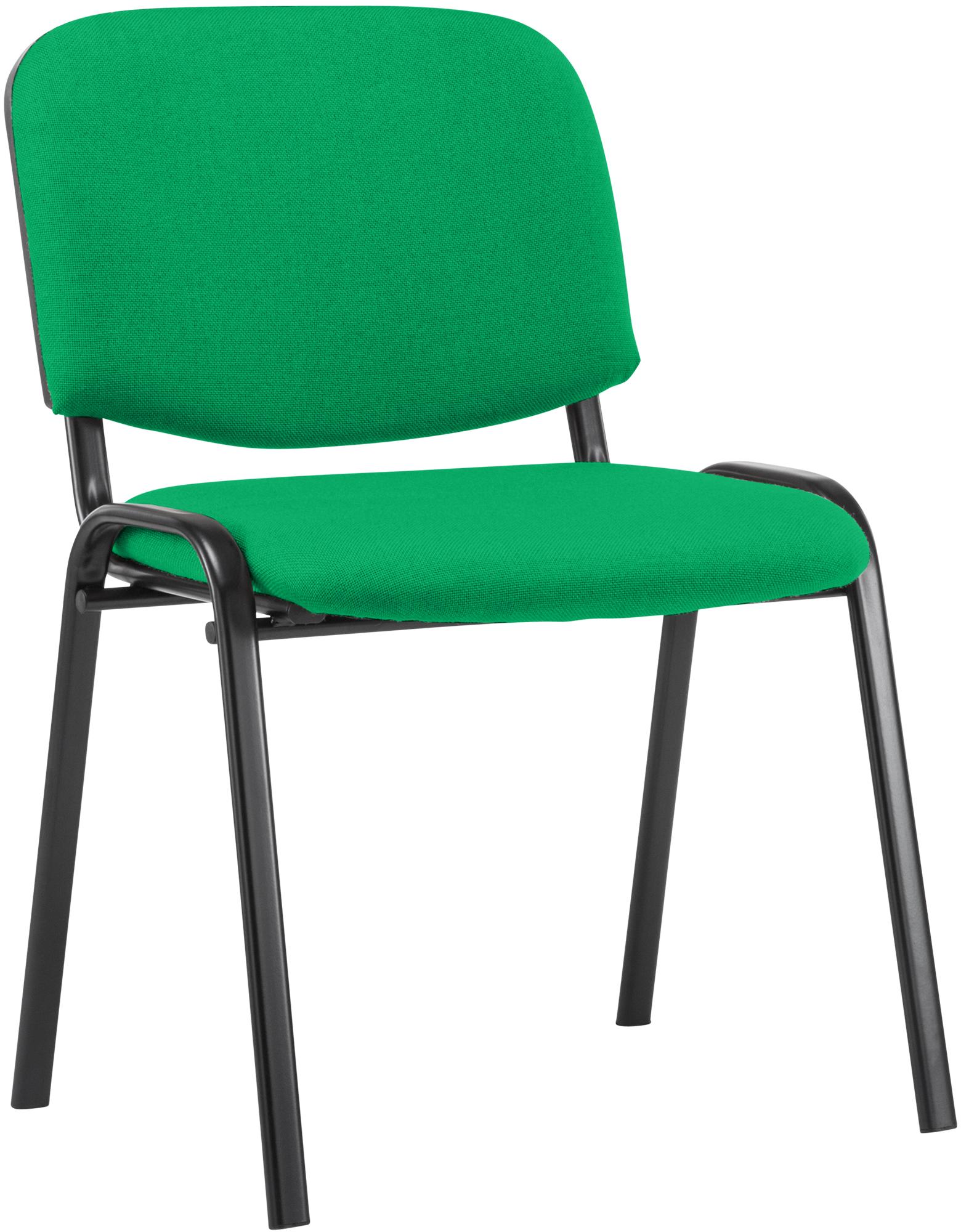 Bezoekers stoel van stof en metaal - meerdere kleuren