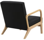 Design vintage fauteuil lounge stoel met armleuningen van rubber hout - meerdere kleuren