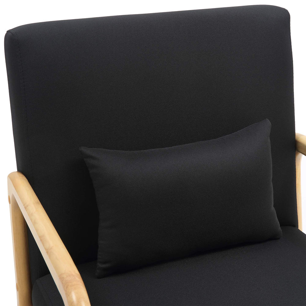 Design vintage fauteuil lounge stoel met armleuningen van rubber hout - meerdere kleuren
