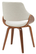 2 design stoelen set woonkamer van hout en stof - meerdere kleuren