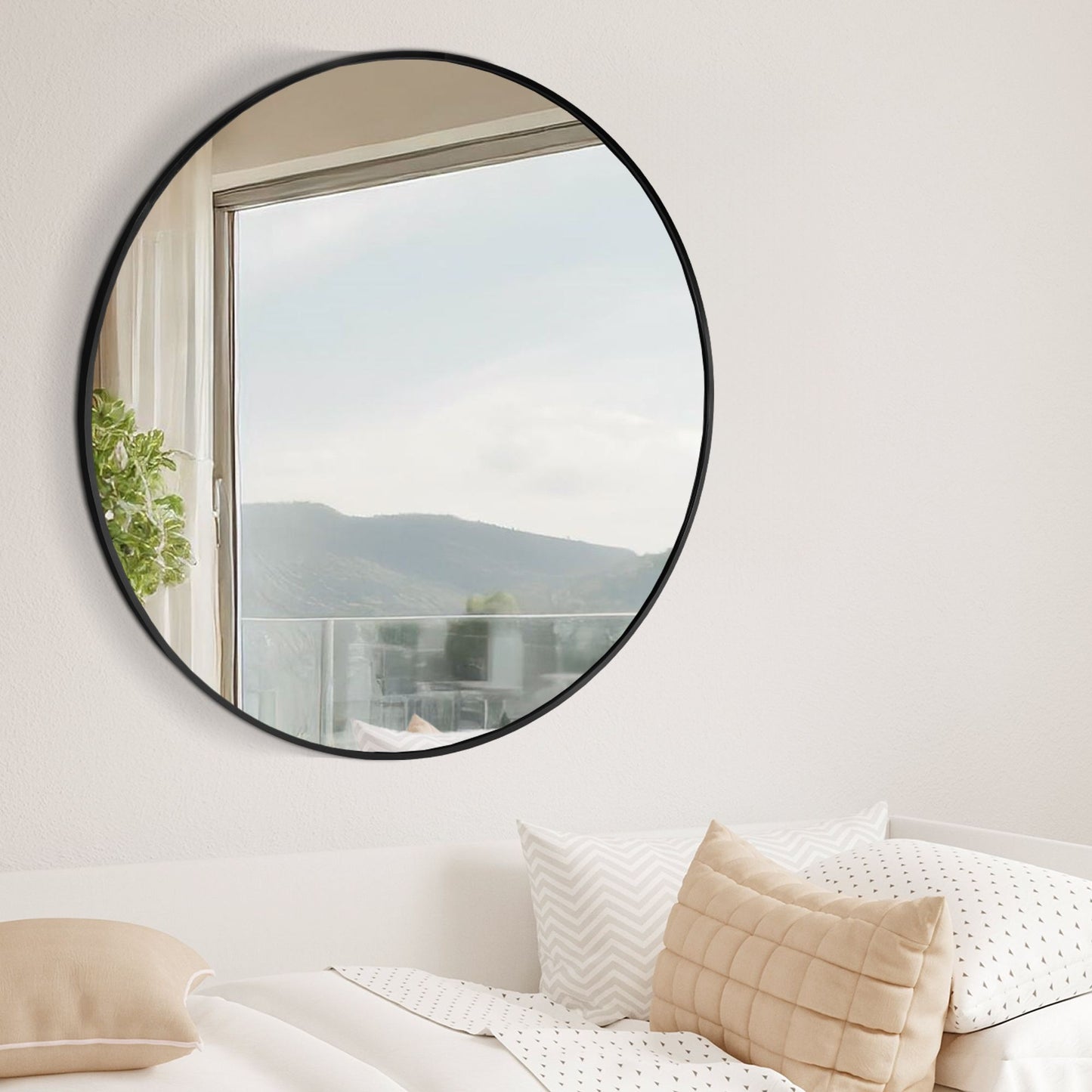 Wandspiegel modern rond - meerdere kleuren en maten