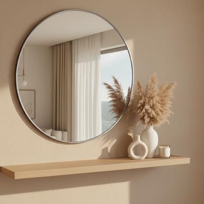 Wandspiegel modern rond - meerdere kleuren en maten