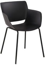 Set 2 stoelen minimalistisch met armleuning voor binnen en buiten - meerdere kleuren