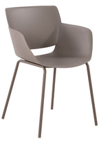 Set 2 stoelen minimalistisch met armleuning voor binnen en buiten - meerdere kleuren