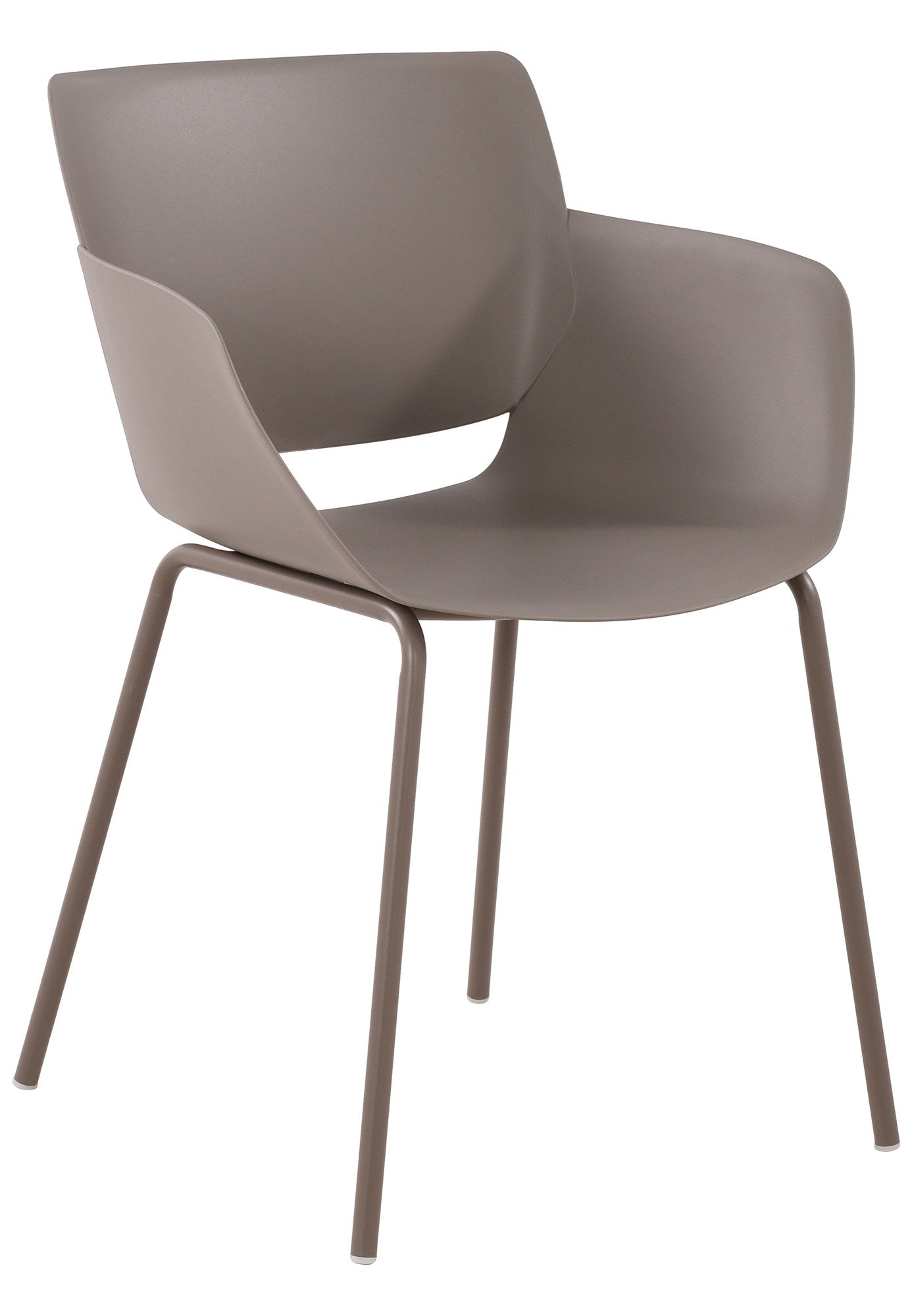 Set 2 stoelen minimalistisch met armleuning voor binnen en buiten - meerdere kleuren