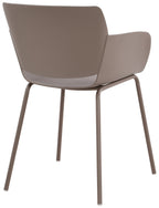 Set 2 stoelen minimalistisch met armleuning voor binnen en buiten - meerdere kleuren