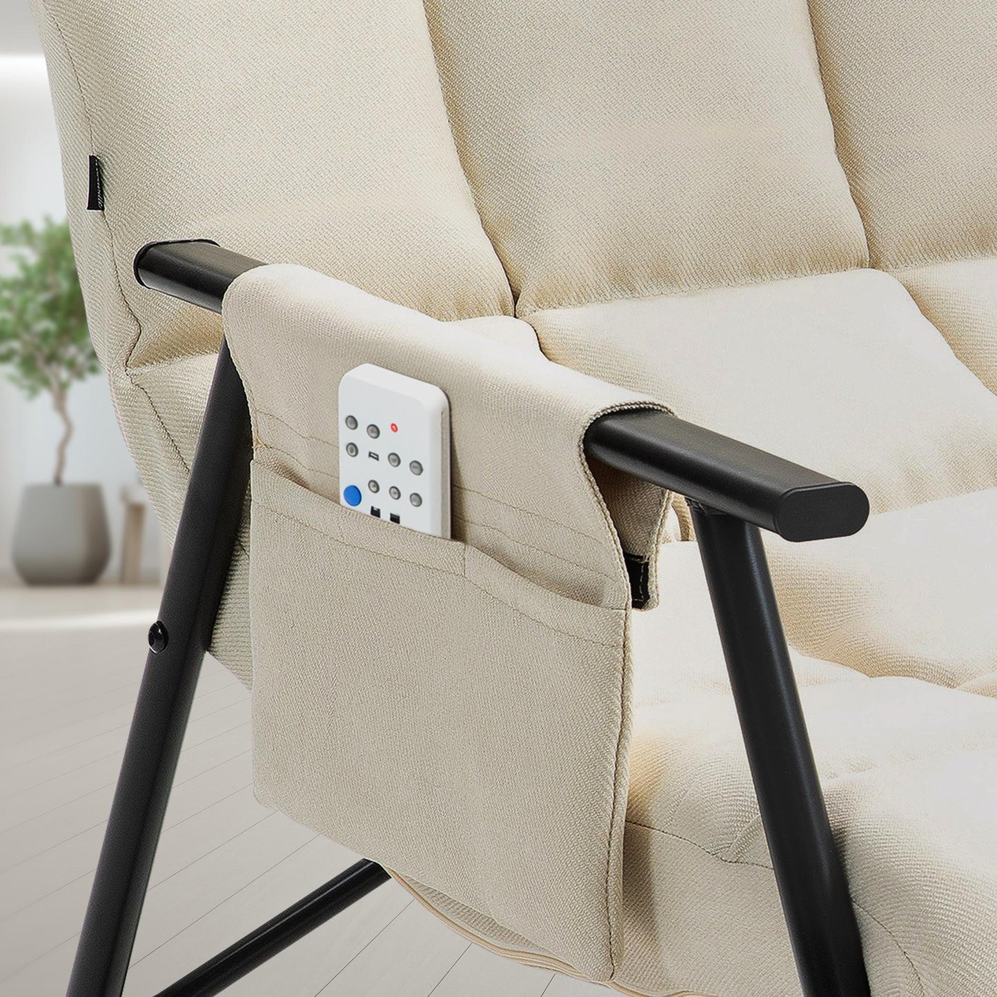 Schommelstoel met verstelbare rugleuning - meerdere kleuren