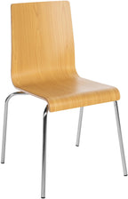Design stoel van hout en metaal - meerdere kleuren