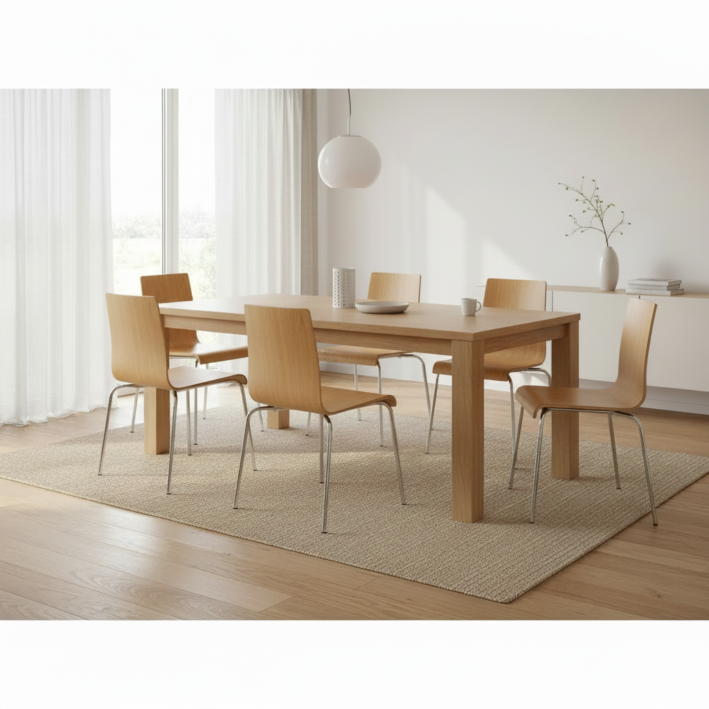 Design stoel van hout en metaal - meerdere kleuren