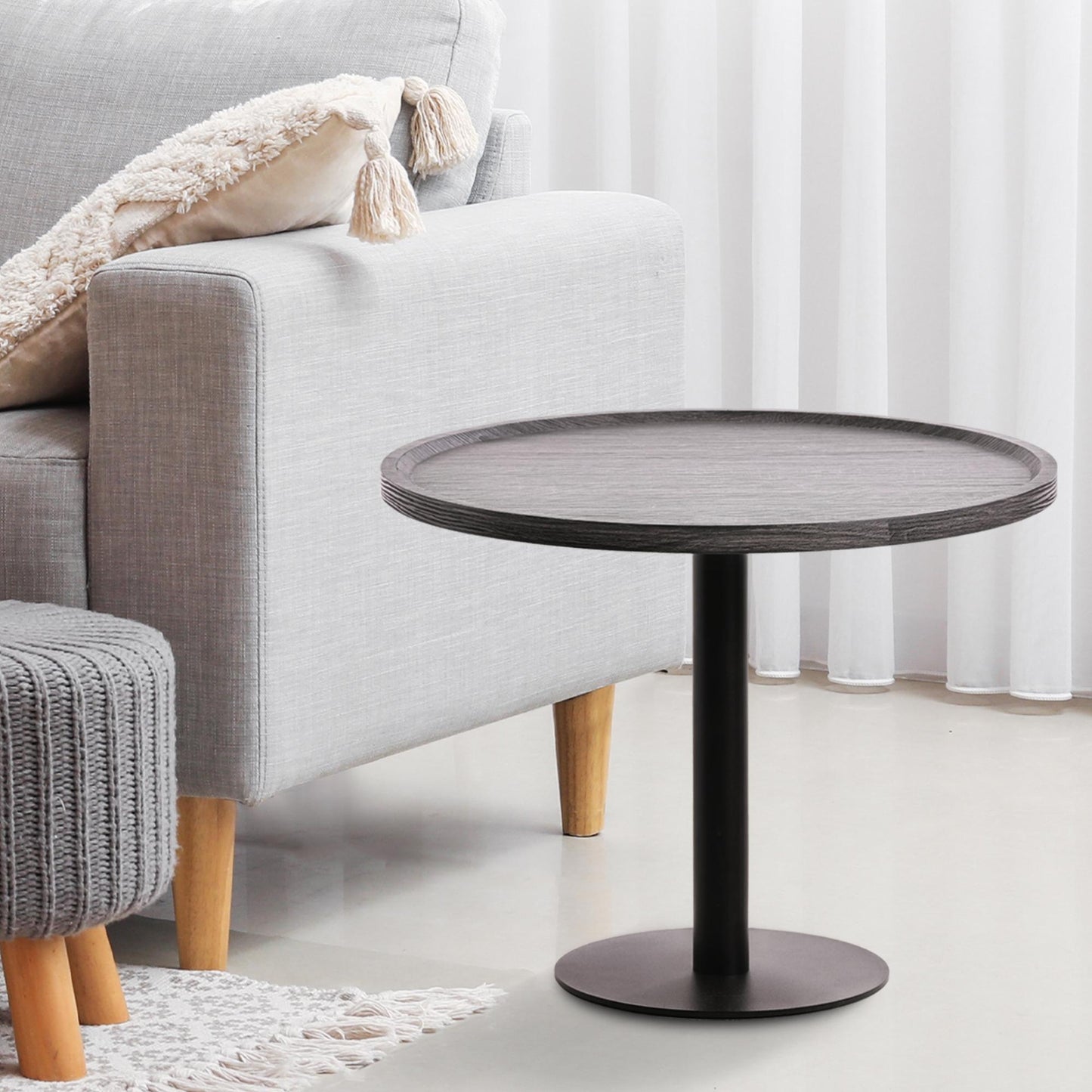 Bijzettafel rond Scandinavisch - meerdere kleuren