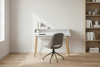 Modern bureau tafel van hout - wit en bruin