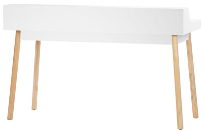 Modern bureau tafel van hout - wit en bruin